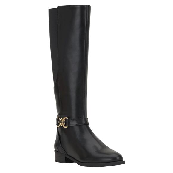 INC Women's Faron Knee High Riding Boots Black Size 10 - Picture 1 of 3